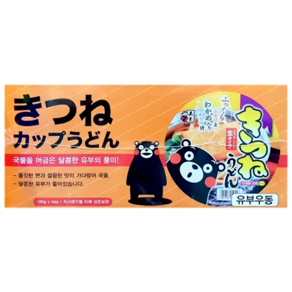 에비텐 컵우동 유부 X 4입/냉동 간편조리어묵, 단일상품