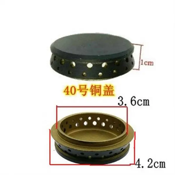 햄그리도그 버너케이스 두꺼운 분화기 맹 취사 도구 에너지절약 가스 메쉬커버 솟다 노염 풀다 식당 솜 안 숏 스카이, 40 번 구리 뚜껑