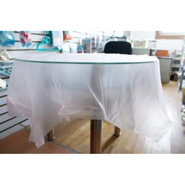 두껍게 1회용 식탁보 Pe 비닐 원탁 테이블 레드 축하연 홈파티 호텔 가정용 특두꺼운 Pe18베이지 10장 본상품