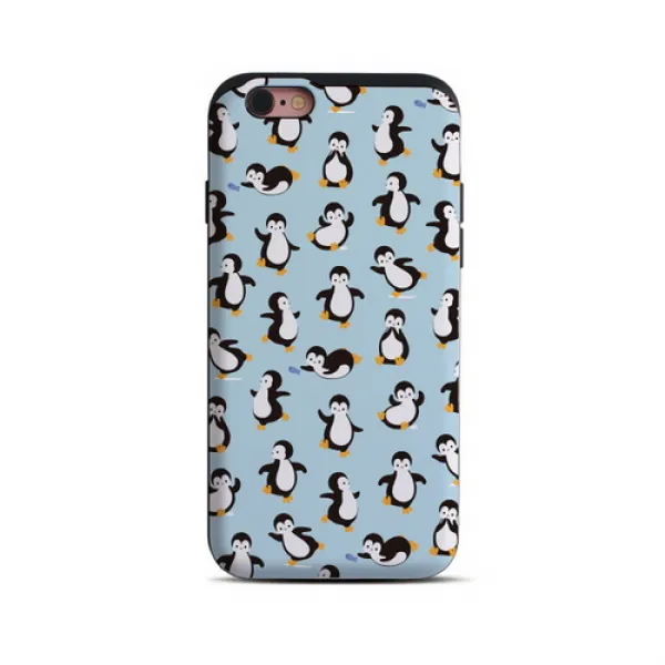  바보사랑 아이폰6 S 6s플러스 _슬라이드범퍼 Penguin Pori Pattern