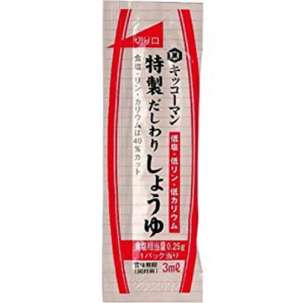 キッコーマン 特製だしわりしょうゆ 3ml×100包 키코 특제이고 비교적 간장 3ml × 100 포, 1