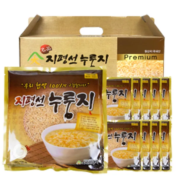 지평선누룽지 150g x 10봉 (1박스) 김제평야 국내산 햅쌀100% 가마솥 누룽지맛 고소한맛 갓 지은 밥 직장인 아침식사대용 등산 여행 간식용 어린이 청소년 간식용, 150gx10봉