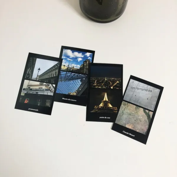 [바보사랑]본시티 Paris 프레임 스티커