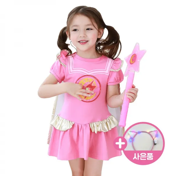 번개맨 당일발송 Ebs정품 번개걸 반팔 불빛 원피스