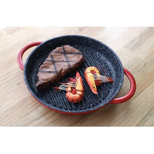 화강암코팅 튼튼한 그릴팬 그릴후라이팬 삼겹살그릴 상세페이지참조