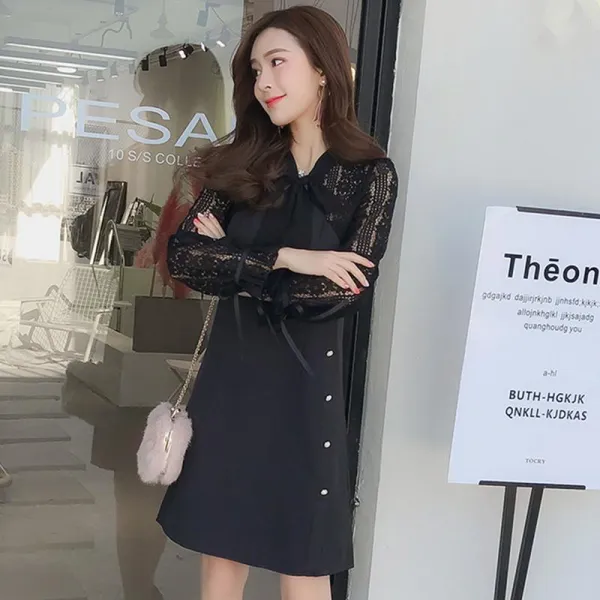 빅피플 캐쥬얼 긴팔 가을 Sa2047 여성 이너 원피스