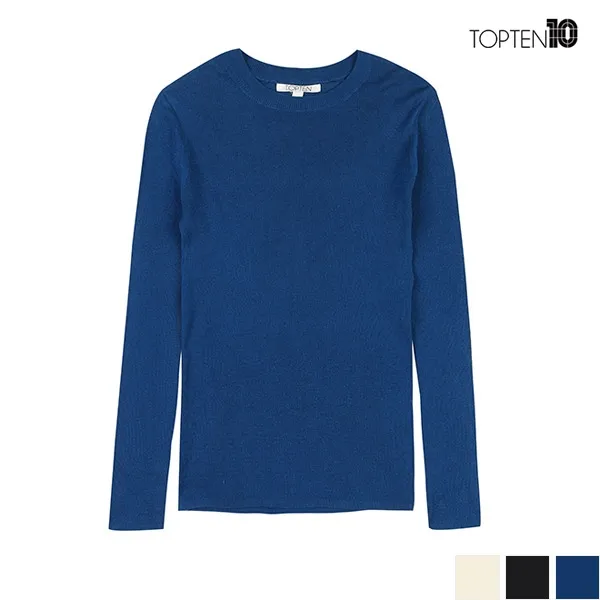 탑텐 탑텐 슬림핏 라운드 니트 Msu1ep2004 