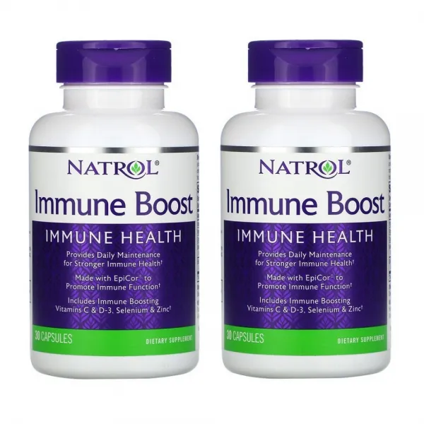 Natrol Immune Boost 나트롤 이뮨 부스트 30캡슐 2개, 1개, 기본