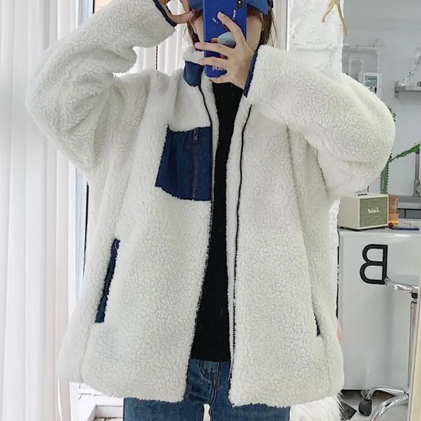 남여공용 후리스 집업 양털후리스 DS뉴레트로