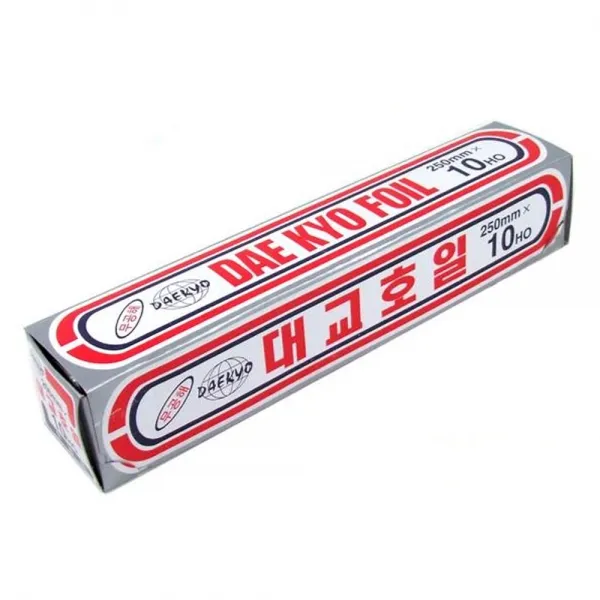 N51622310 대교 주방필수품 호일 주거잡화 일회용품 김밥포장지 고기호일 25xmX3m 위생장갑 일용잡화, 단품
