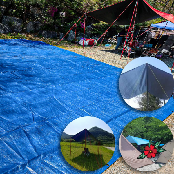 블루몽키 방수 천막지 천막 지붕 그늘막 타프 스크린 타포린 덮개 차호루 차호로 1톤 트럭 장축 용달차 화물차 대형 호루 호로 갑바 경량 방수포 청색