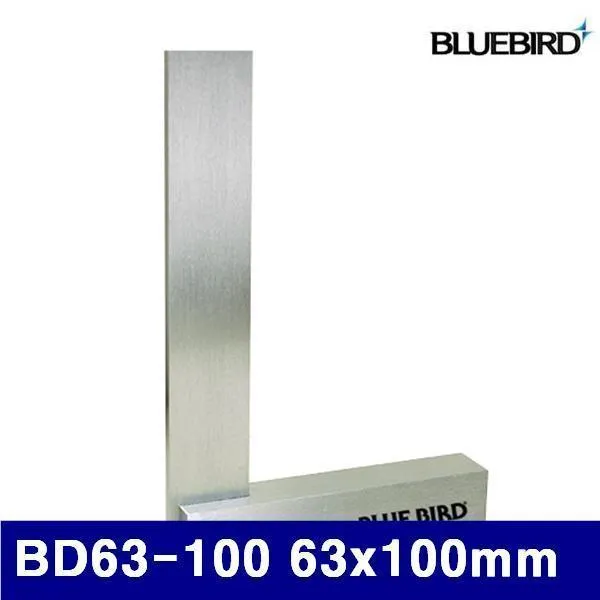 NEZ277739BD63-100 63x100mm 대붙이형 직각자-1급 (1EA) 0.012 (반품불가)블루버드 4001061 신뢰공장