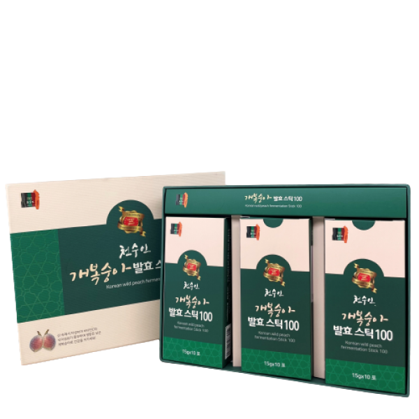 자연산 야생 개복숭아 토종 돌복숭아 액기스 스틱형, 30포세트