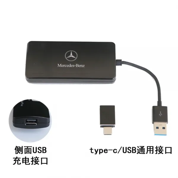 무선 애플 카플레이 동글 어댑터 벤츠 전용 CarPlay, B.벤츠 카플레이-애플 전용 (TYPE-C)