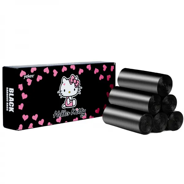 Hello Kitty 쓰레기주머니 밝다 흑평 비닐봉지 45x50cm180마리 KT-9525