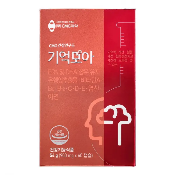 (차병원)CMG제약 기억모아 기역력 영양제 1개월분_050977pcs, 라벨르 1, 라벨르 본상품선택, 라벨르 본상품선택