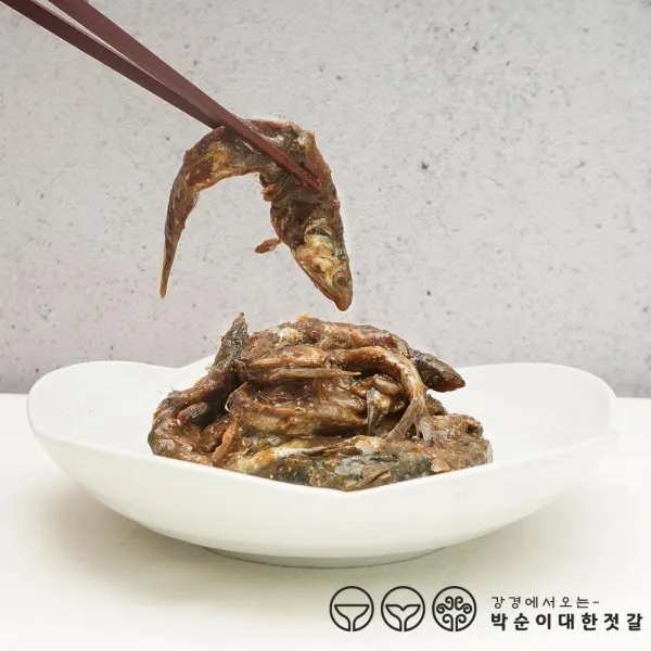 박순이대한젓갈 국산 멸치 마리젓 강경젓갈, 1개, 500g