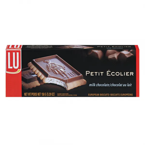 LU Cookies Le Petit Ecolier Milk Chocolate Cookies 쁘띠 에꼴리에 밀크 초콜릿 5.29oz 6팩, 1개