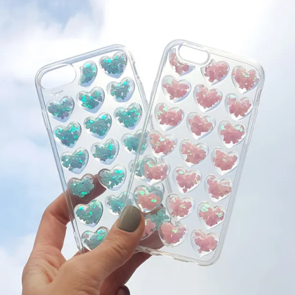 아이수트 하트 엠보 젤리 케이스
