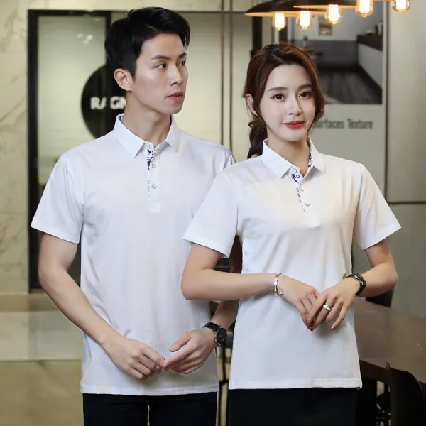 여름 교육 기관 선생님 홍보함 반팔 작업복 평결 면티셔츠 헬스장 운동 티셔츠 맟춤제작