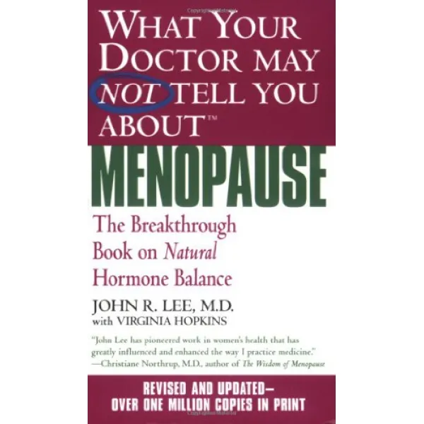What Your Doctor May Not Tell You About Menopause (TM): The Breakthrough Book on Natural Hormone Balance