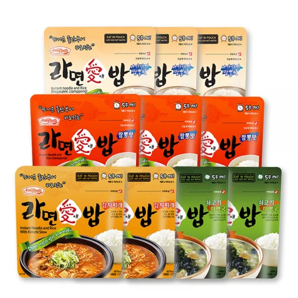 이지밥 라면애밥 10개 세트 전투식량 비상식량