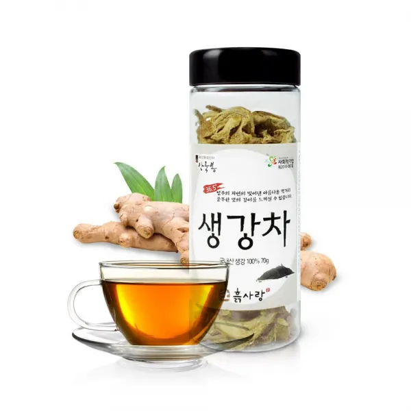 몸살에좋은음식 국내산 생강차 70g 단일상품