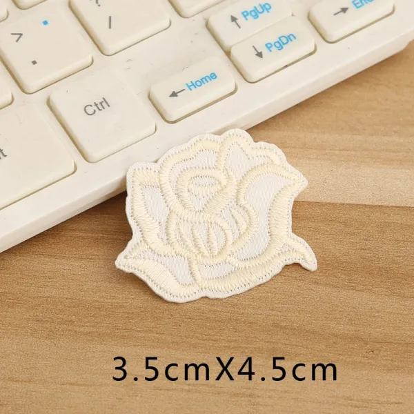 밀리터리와펜 티셔츠 가려지다 바지 점착 러플 테이블보 스타일리쉬 화이트 헴라인 YUQI 3275379897, 장미꽃 베이지 작다 번 10 개입