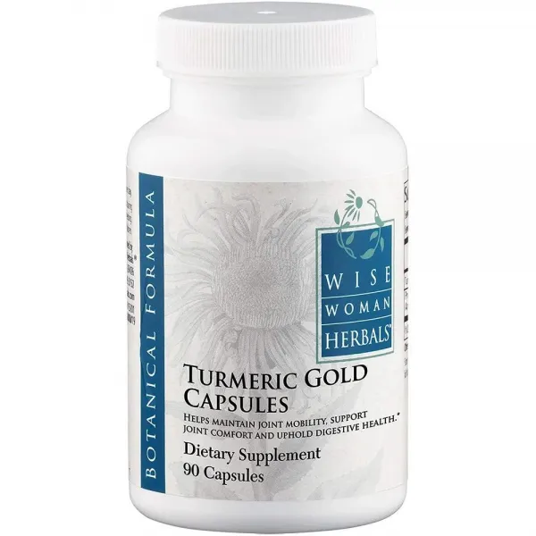미국직구 Wise Woman Herbals Turmeric Gold 90 Caps All Natural Curcumin Joint Aid Supports Healthy Joint 수량 상세참조