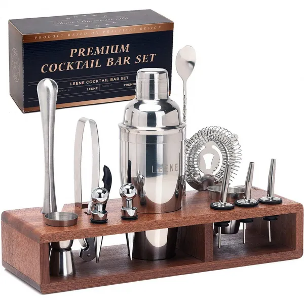 LEENE Bartender Kit Cocktail Shaker Set 바텐더 칵테일 쉐이커 세트