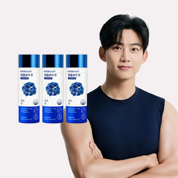 [푸드올로지] 맨올로지컷 다이어트 보조제, 3병, 120정