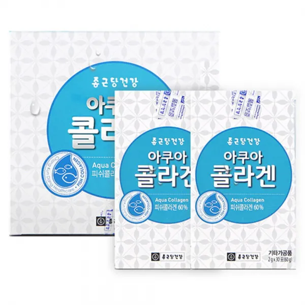 종근당건강 아쿠아콜라겐 먹는 피쉬 콜라겐 가루 분말, 단일상품