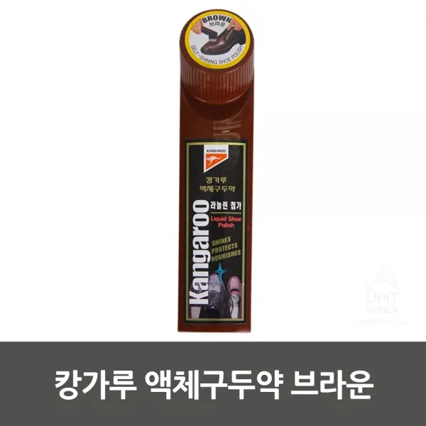 구두닦이 캉가루 액체구두약 브라운_0603(12개묶음), 기본