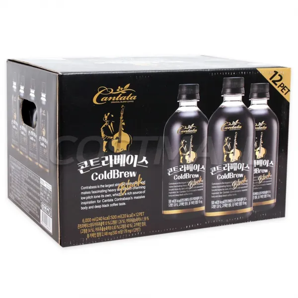 칸타타 콘트라베이스 Coldbrew 500mlx12팩 코스트코, 12개, 500ml