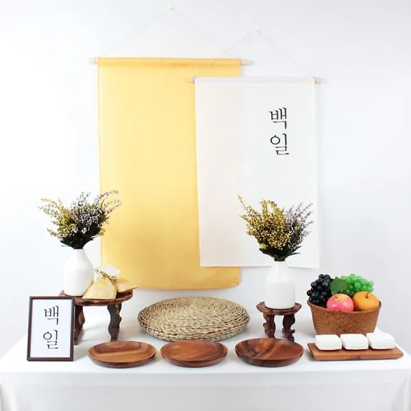 전통 백일상대여 월향