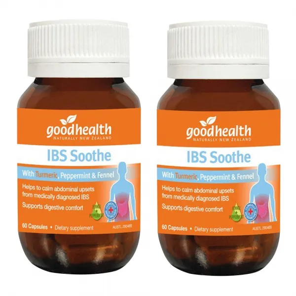 굿헬스(Good Health) 굿헬스 IBS(소화기) Soothe 60캡슐 X 2병, 120캡슐, 1세트