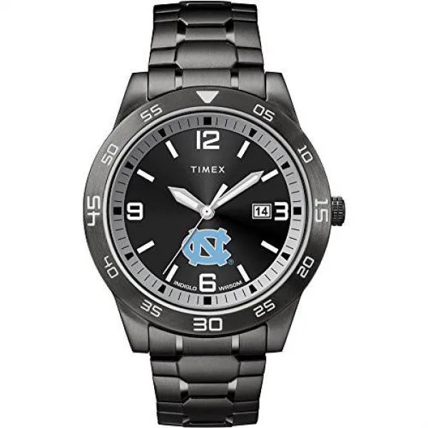 Timex 북쪽 Carolina Tarheels UNC Men’s 블랙 Acclaim 워치 Timex North C
