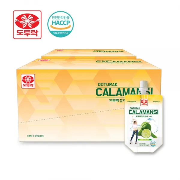도투락 소주에 타는 휴대용 깔라만시원액 50ml x 30팩 60팩 90팩, 60개
