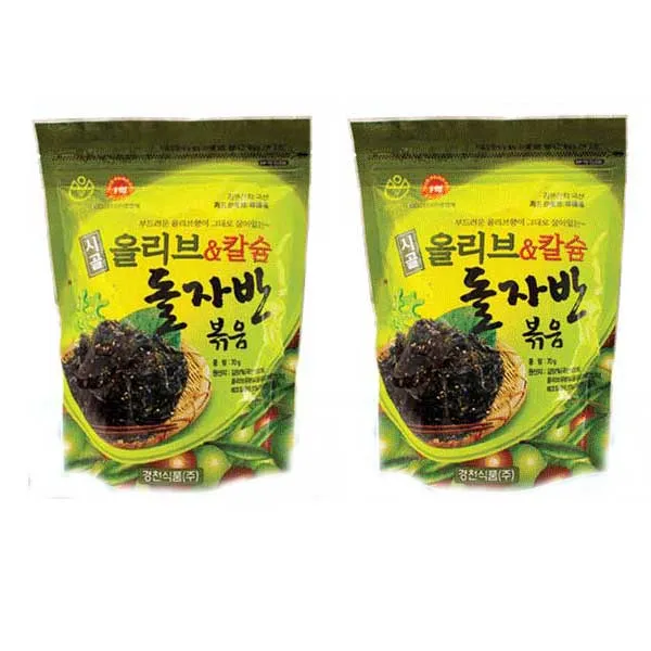 유쾌상회 시골 올리브 김자반, 10봉, 70g