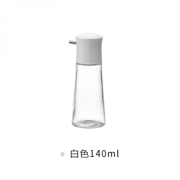 risu 크리에이티브 압출식 양념호 주방 식탁 드레싱병 식초병 유호 사용량 조절 가능 드레싱, 라지 화이트