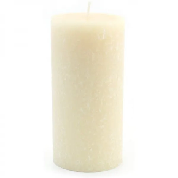 뿌리 초 Unscented Timberline 기둥 초 3 x 6 인치 Buttercream, 단일상품