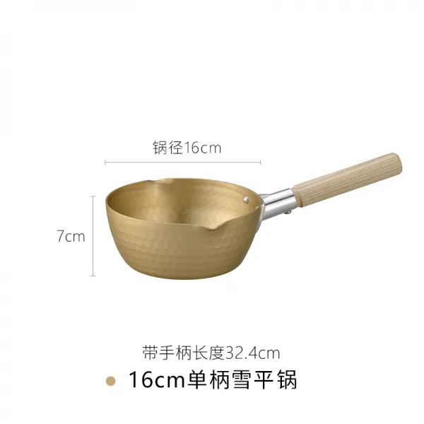 입북 육알루미늄냄비 눈 후라이팬 우유냄비 라면 냄비 딥야 식당 가스 보조식냄비, 16cm단눈, 본상품