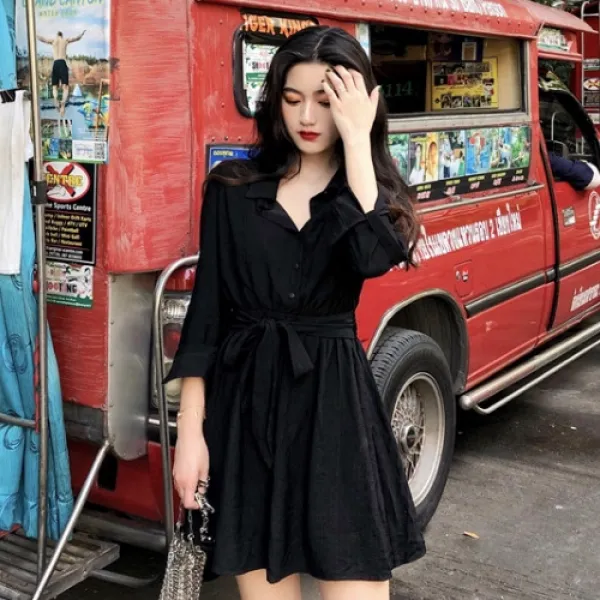  다끌림 국내당일 Jdf120 와이드 치마바지 점프슈트