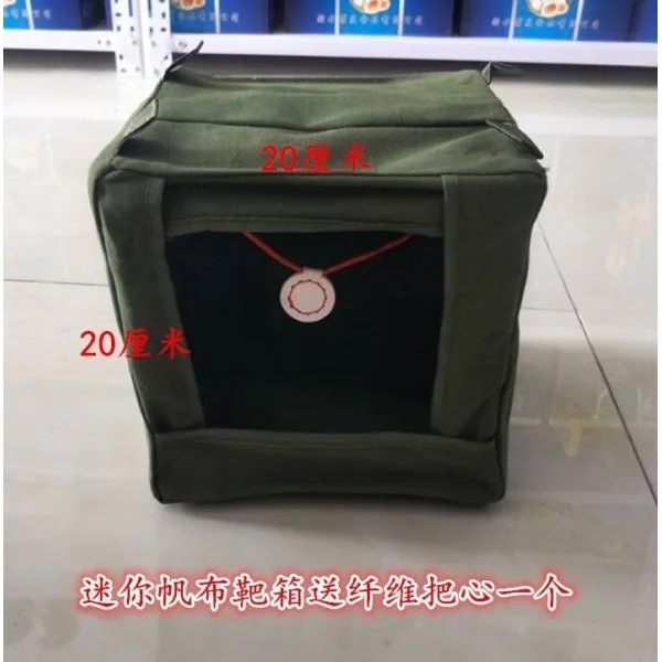신참 접이식 새총 표적 박스 30 40cm 스트레치 천 넘어지지 않고 소음함 디지털 카모플라주 멀티, 군녹색 색20센치 그린 캔버스 상자