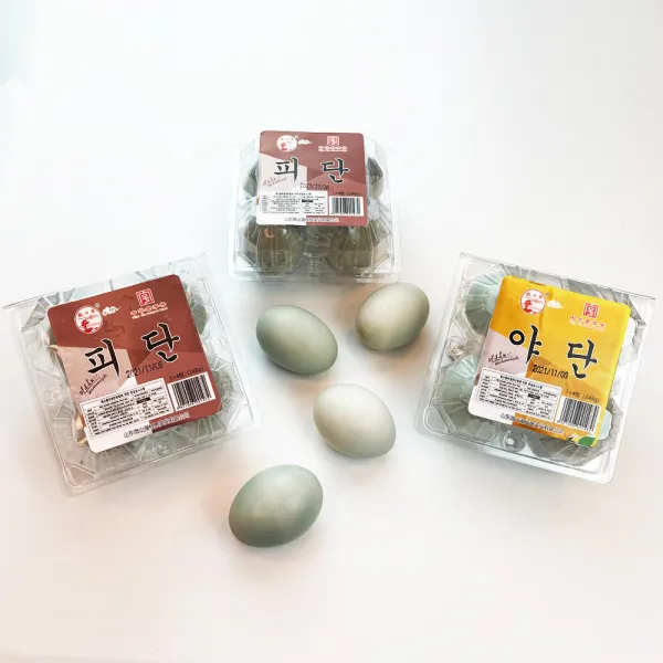 UMYSONG 성실홈 송화단 오리알 피단 식힌오리알 360g (60g*6EA), 1팩, 360