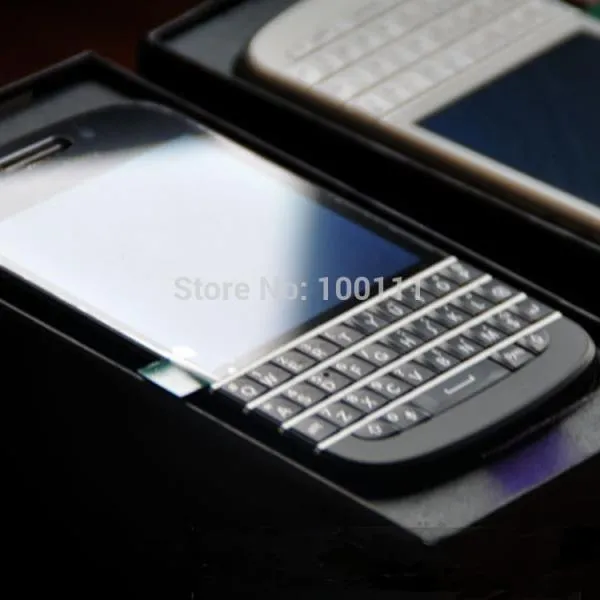 Q10 원래 블랙 베리 Q10 휴대 전화 잠금 해제 3.1 "듀얼 코어 8MP 2GB + 16GB 쓰자 Qwerty 전화 / 무, 03 gold and gift