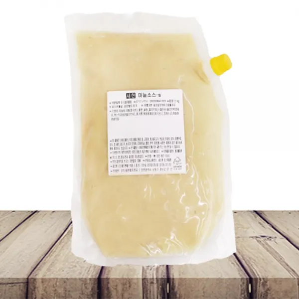 새한 족발마늘소스-S 2kg [한국물]족발 보쌈 치킨마늘소스, 1봉