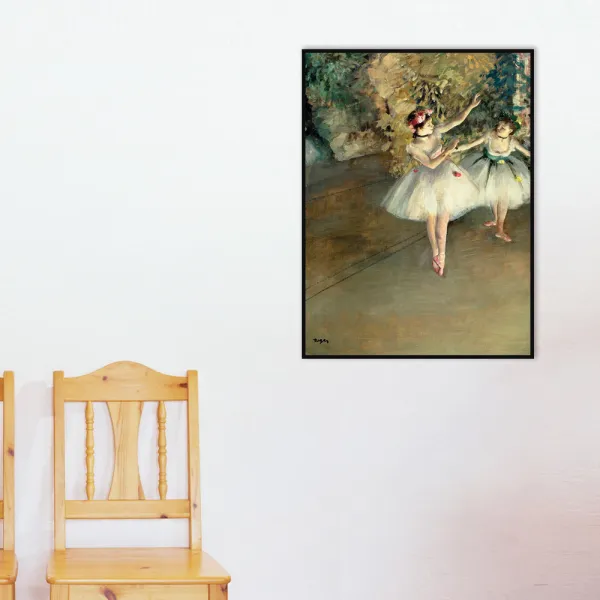 [더벨라] 드가 - 무대 위의 두 무용수 Two Dancers on the Stage 모던프레임 캔버스액자