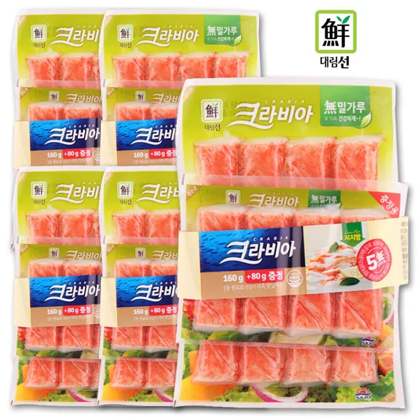 대림선 사조 크라비아 160g+80g 5개, 단품