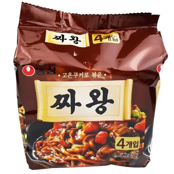 농심 짜왕 134g 4입 멀티팩, 1